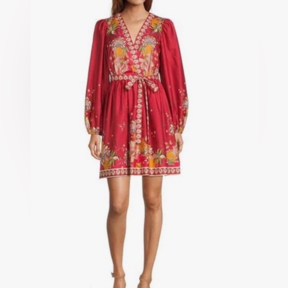 ANTONIO MELANI DRESS BALLON SLEEVE PRINT See Measurements